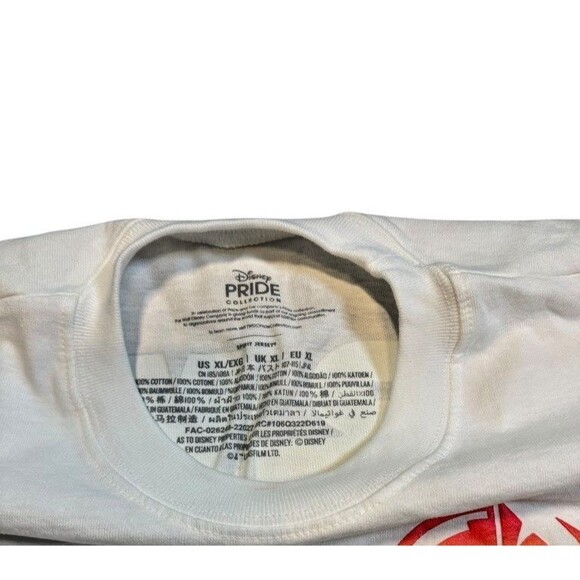 Disney Spirit Jersey White Star Wars Pride Collection T-Shirt Men's Size XL NWT - Picture 4 of 7